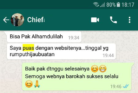 testimoni kepuasan velocitydeveloper