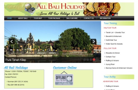 Pembuat website di Bali