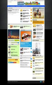 Contoh desain website portal berita - www.kobapost.com