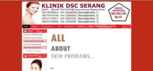 www.klinikdscserang.com Sudah Jadi
