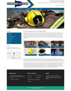 contoh desain web di bekasi anezasafety.com