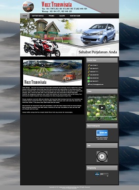 Contoh Website Rental Mobil