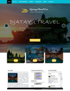 Contoh web di bali - www.djatayutravel.com