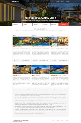 Contoh Design Web Villa 