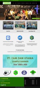 Contoh desain website company profile - www.zamzamutama.com