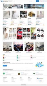 Contoh desain website marketplace - www.rentalinaja.com