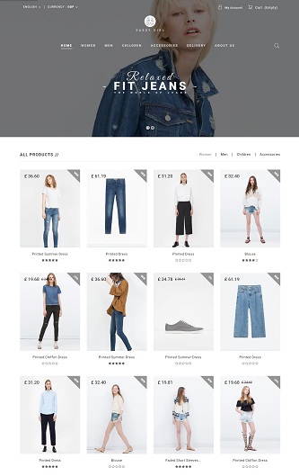 contoh desain web toko online