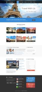 contoh website tour and travel