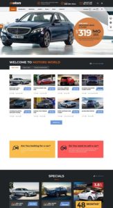 contoh website rental mobil