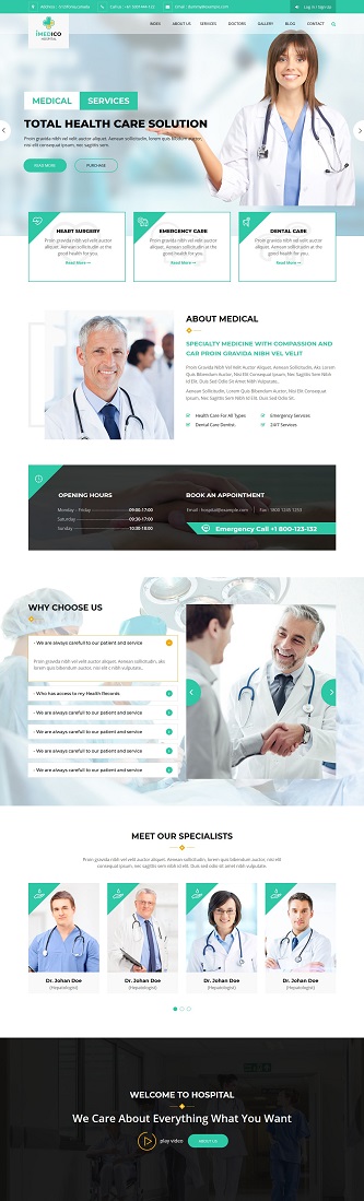contoh website rumah sakit
