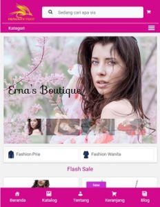 contoh desain website aplikasi - www.ernasboutique.com