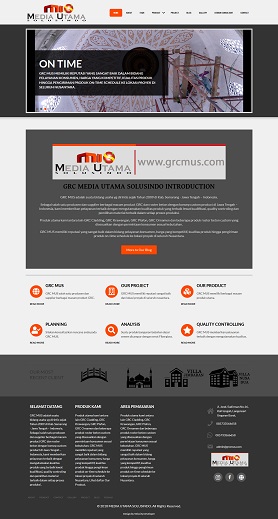 contoh desain website company profile - www.grcmus.com