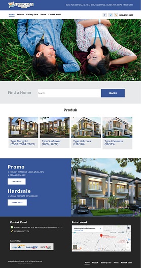 contoh desain website hotel - www.springville-bekasi.com