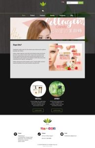 contoh desain website online shop – www.medikaherbs.id