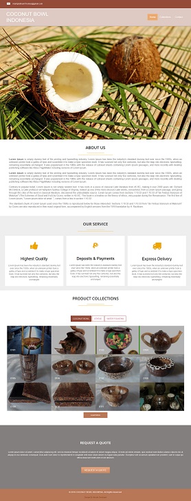 contoh desain website profile - www.coconutbowlindonesia.com