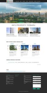 contoh desain website property - www.sewaproperty.com