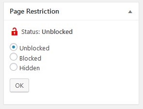 wp-members block content settings