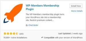 wp-members plugin