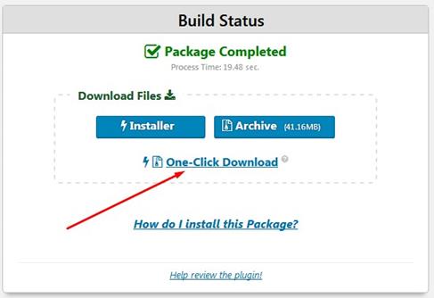 Duplicator Download Installer dan Archive