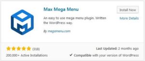 Max Mega Menu