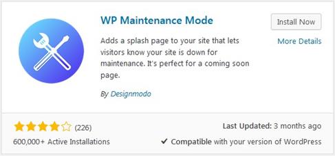 Wp Maintenance Mode