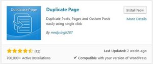 Duplicate Page