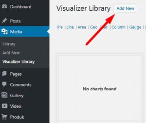 WordPress Charts and Graphs Lite Add New