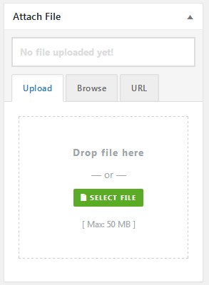 Wordpress Download Manager Attach File
