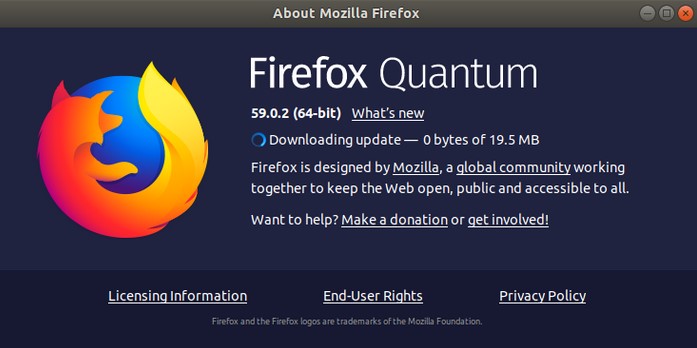 Firefox Versi 64