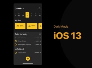 Dark Mode iOS 13