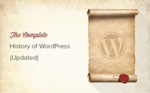 Sejarah WordPress