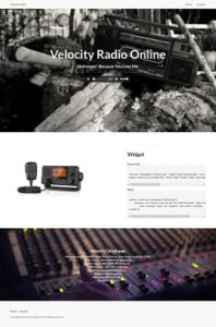 Desain Website Radio Streaming Online