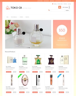 contoh desain toko online custom tokoc8